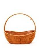 УЦЕНКА Корзина пластик 34 х 26 х 14 см, ручка 20 см металл карскас коричневый - Фото 3