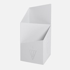 УЦЕНКА Урна для зонтов «Линии» белая, 25.2×25.2×60 см - Фото 2
