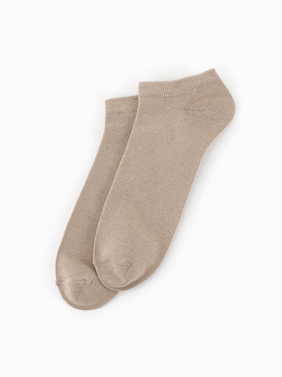 Носки женские MINAKU, набор 5 пар, размер 36-41 (23-25 см), цвет розовый, бежевый, серый