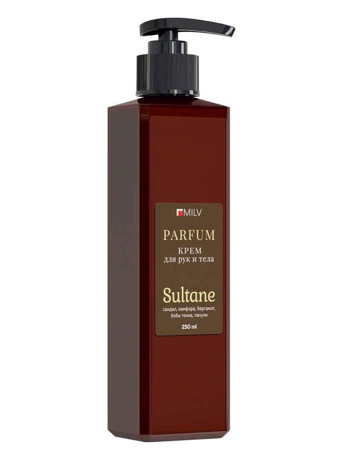 Крем для рук и тела парфюмированный MILV с пчелиным воском по мотивам LA SULTANE DE SABA, 250 мл 109 - Фото 1