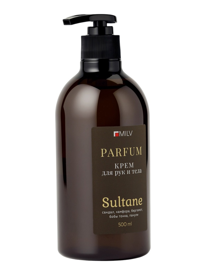 Крем для рук и тела парфюмированный MILV с пчелиным воском по мотивам LA SULTANE DE SABA, 500 мл 109 - Фото 1