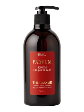 Крем для рук и тела парфюмированный MILV питательный, по мотивам CASMIR, 500 мл  (артикул 10975351)  большой выбор товаров оптом и в розницу по низким ценам с доставкой