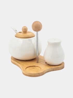 УЦЕНКА Набор для специй Bella Tenero, 2 предмета: перечница, сахарница с ложкой 10981821