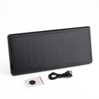 УЦЕНКА Часы электронные настенные, настольные, с будильником, 36×3×15 см - Фото 2