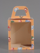 Пасхальная коробочка с окном "Расписные яйца" 15 х 15 х 18 см 10967588