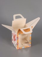 Пасхальная коробочка с окном "Расписные яйца" 15 х 15 х 18 см (5 шт) - фото 809490767