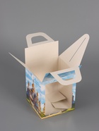 Пасхальная коробочка с окном "Русский Храм" 15 х 15 х 18 см (комплект 5 шт) - фото 65466164