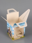 Пасхальная коробочка с окном "Русский Храм" 15 х 15 х 18 см (5 шт) - фото 809490769