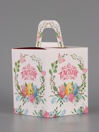 Пасхальная коробочка "Пасхальный венок" 15 х 15 х 18 см (комплект 5 шт) - фото 65466167