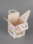 Пасхальная коробочка "Пасхальный венок" 15 х 15 х 18 см (комплект 5 шт) - фото 65466169