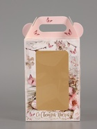 Пасхальная коробочка с окном и с ручкой "Пасха" 10 х 10 х 15 см (комплект 5 шт) - фото 65466182