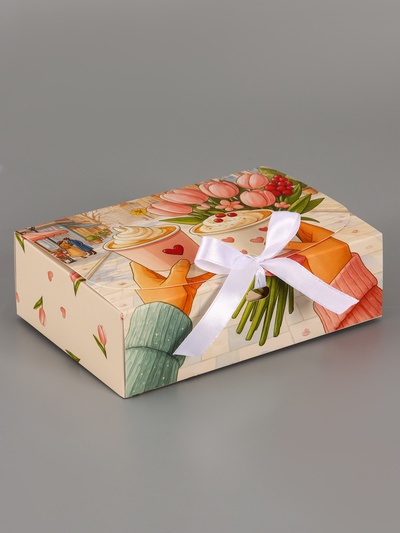 Подарочная коробка сборная «Тепло», 16.5×11, 5×5 см