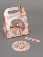 Коробка с куполом "Букет" 11,5 х 12 х 15,5 см 10967611