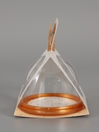 Коробка с куполом "Горошек бежевый" 11,5 х 12 х 15,5 см 10967613