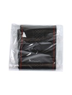 УЦЕНКА Оплетка на руль TORSO, 38 см, искусственная кожа, узор, красная нить - Фото 2