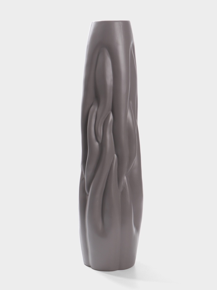 Ваза для цветов напольная «Бертольдо», 58×12 см, керамика, серая