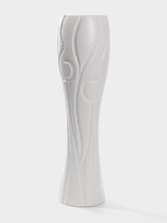 Ваза для цветов напольная «Висент», 56×13 см, керамика, белая