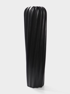 Ваза напольная «Бласио», 58×14 см, керамика, чёрная 10902447