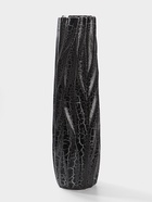 Ваза напольная «Балфри», 60×13 см, керамика, чёрная 10902459