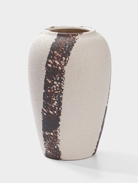 Ваза «Мелхор», 23×13 см, керамика, белая