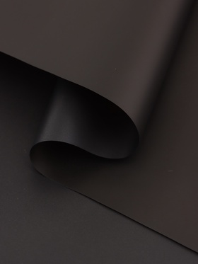 Пленка для цветов, матовая, черный, 0.57×30 м ±5 %, 50 мкм