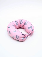 Подушка для путешествий компактная «Сердечки», 32×20 см 10924917