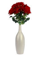 Цветы искусственные «Роза Аманда», бархат, d=11 см, h=58 см, красные  (артикул 10935342)  большой выбор товаров оптом и в розницу по низким ценам с доставкой