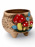 Декоративный горшок для цветов «Грибы», 7×7×7 см, керамический, Greengo - фото 809426417
