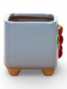 Декоративный горшок для цветов «Вишни», 9×7×8 см, керамический, Greengo - фото 65568323