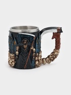 Кружка средневековая «Смерть с косой», 400 мл, 16.5×10×11.5 см, нержавеющая сталь, синяя - Фото 2