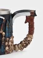 Кружка средневековая «Смерть с косой», 400 мл, нержавеющая сталь, синяя - фото 121354652