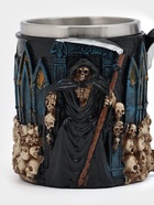 Кружка средневековая «Смерть с косой», 400 мл, 16.5×10×11.5 см, нержавеющая сталь, синяя - Фото 4