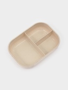 Ланч - бокс контейнер для еды Доляна «Завтрак», 1.1 л, 3 ячейки, вилка, ложка, 22×16×6.5 см, пластик, бежевый - Фото 5