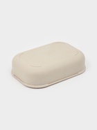 Ланч - бокс контейнер для еды Доляна «Завтрак», 1.1 л, 3 ячейки, вилка, ложка, 22×16×6.5 см, пластик, бежевый 10949529