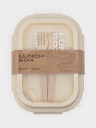 Ланч - бокс контейнер для еды Доляна «Завтрак», 1.1 л, 3 ячейки, вилка, ложка, 22×16×6.5 см, пластик, бежевый - Фото 7