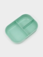 Ланч - бокс контейнер для еды Доляна «Завтрак», 1.1 л, 3 ячейки, вилка, ложка, 22×16×6.5 см, пластик, бирюзовый - Фото 7