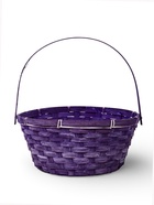Корзина плетеная 26 х 12 х _ см, ручка складная h=21 см сиреневый (к7707692) 10918305
