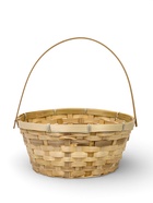 Корзина плетеная 26 х 12 х _ см, ручка складная h=21 см натуральный (к9352418) 10918306