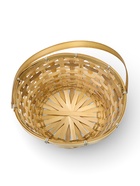 Корзина плетеная 26 х 12 х _ см, ручка складная h=21 см натуральный (к9352418) 10918306