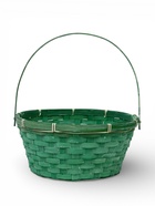 Корзина плетеная 26 х 12 х _ см, ручка складная h=21 см зеленый (к9439830) 10918307