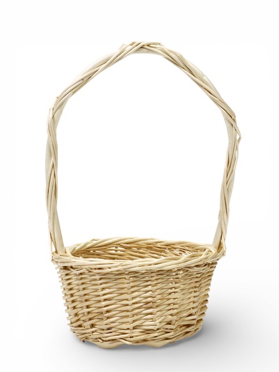 Корзина плетёная для хранения, 15×15×8 см, ручка h=14 см, лоза, натуральная, Greengo