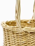 Корзина плетеная ива 15 х 15 х _ см, ручка h=14 см белый - фото 68174677