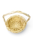 Корзина плетеная ива 15 х 15 х _ см, ручка h=14 см белый - фото 68174679