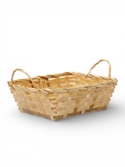 Корзина плетеная 24 х 20 х 8 см,боковые ручки, натуральный квадрат - фото 68174685