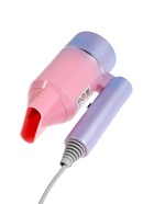 Фен LF-23, 800 Вт, 2 скорости, складная ручка, розово-сиреневый 10926043