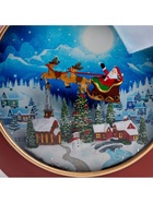 УЦЕНКА Фигура светодиодная «Ночные огни», 20.9×21.3×8.5 см, музыка, от батареек ААх3, USB, свечение тёплое белое 10982001