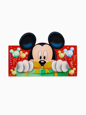 Конверт для денег формовой «Мышки», 17.5 × 8 см