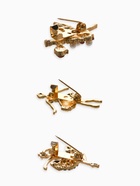 Броши «Балеринки», набор 3 шт. МИКС в золоте - фото 65466617