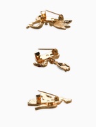 Броши «Голубь, подснежники», набор 3 шт. цветной в золоте - фото 65466629