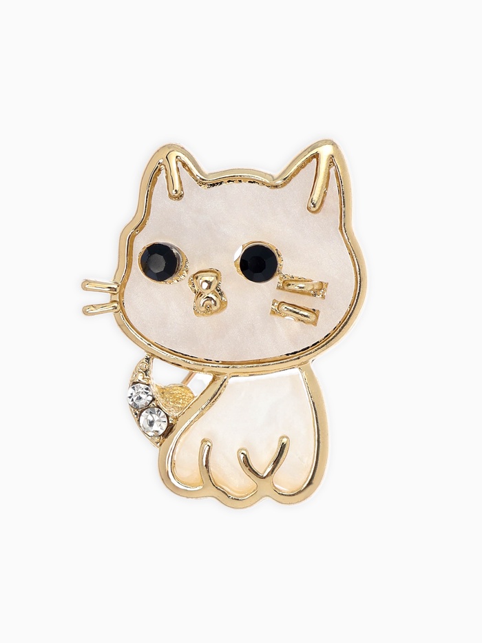 Брошь перламутровый 